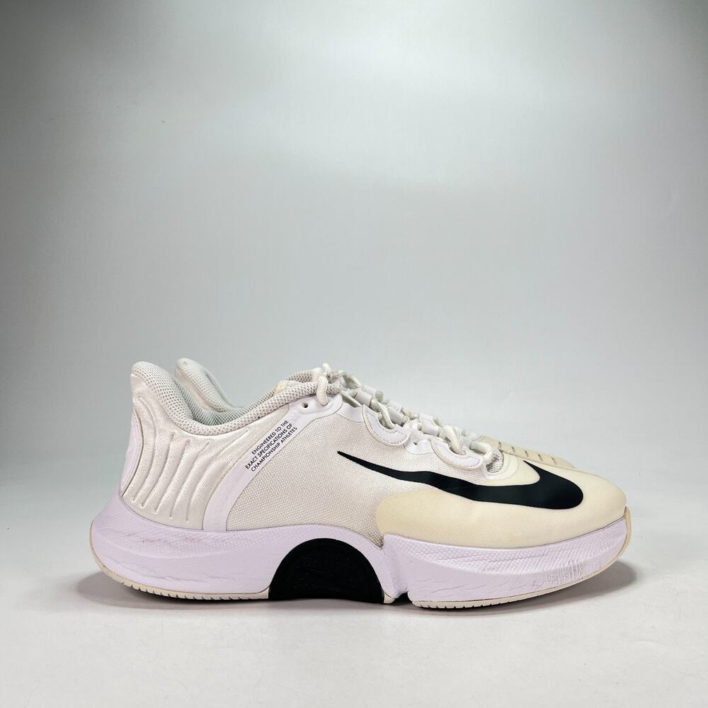 Nike Court Air Zoom GP Turbo White Black Tennis Shoes CK7513-103 Men's Size 8.5